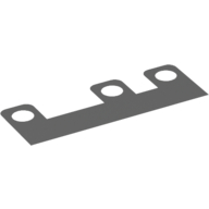 Lego Hipwear Skirt, Short [8mm] / Dark Bluish Gray