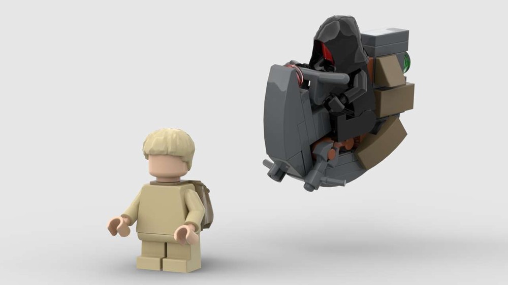 Lego Maul's Bloodfin Speeder & DRK-1 Probe Droids