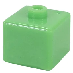 Pen Bead, Square / Bright Green