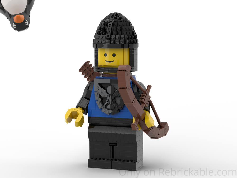 Lego up scaled black falcon archer