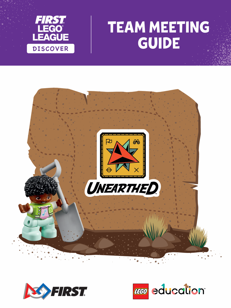 Lego UNEARTHED Team Meeting Guide (FLL Discover)