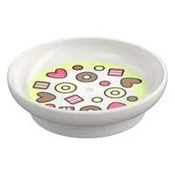 Duplo Dish with Breakfast Cereal Print
