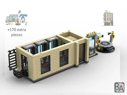 Ironman Satellite Armor Hall - Compatible with MOC 208116