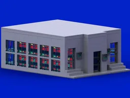 Server room in minifigure size / Server-Raum in Minifiguren Größe