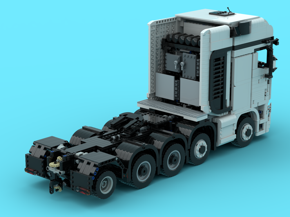 Lego Additional Axle for Moc Benz Mercedes 4163 truck 8X4 to 10X4