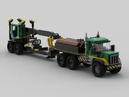 Heavy Haul Logging Truck & Loader