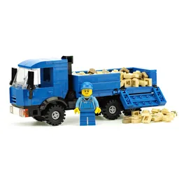 Blue truck "KAMAZ"