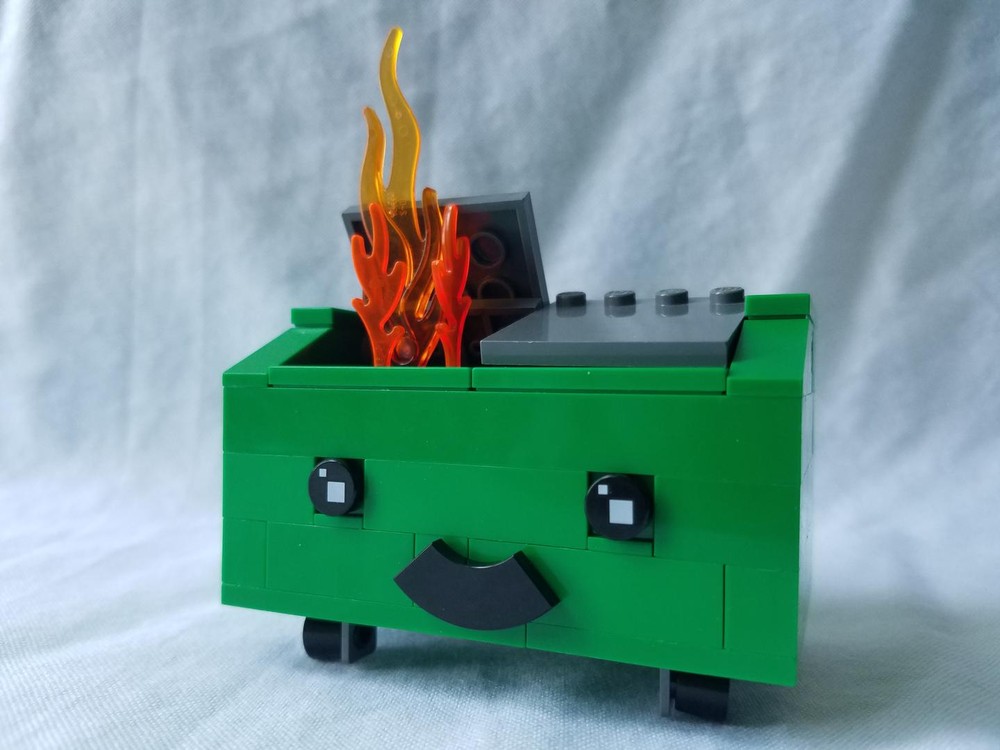 Lego Dumpster Fire