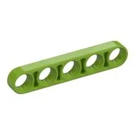 Technic Beam 1 x 5 Thin / Lime