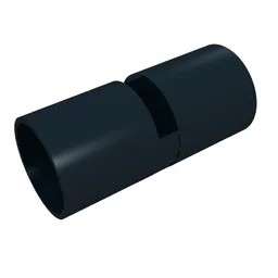 Technic Pin Connector Round [Slotted] / Black
