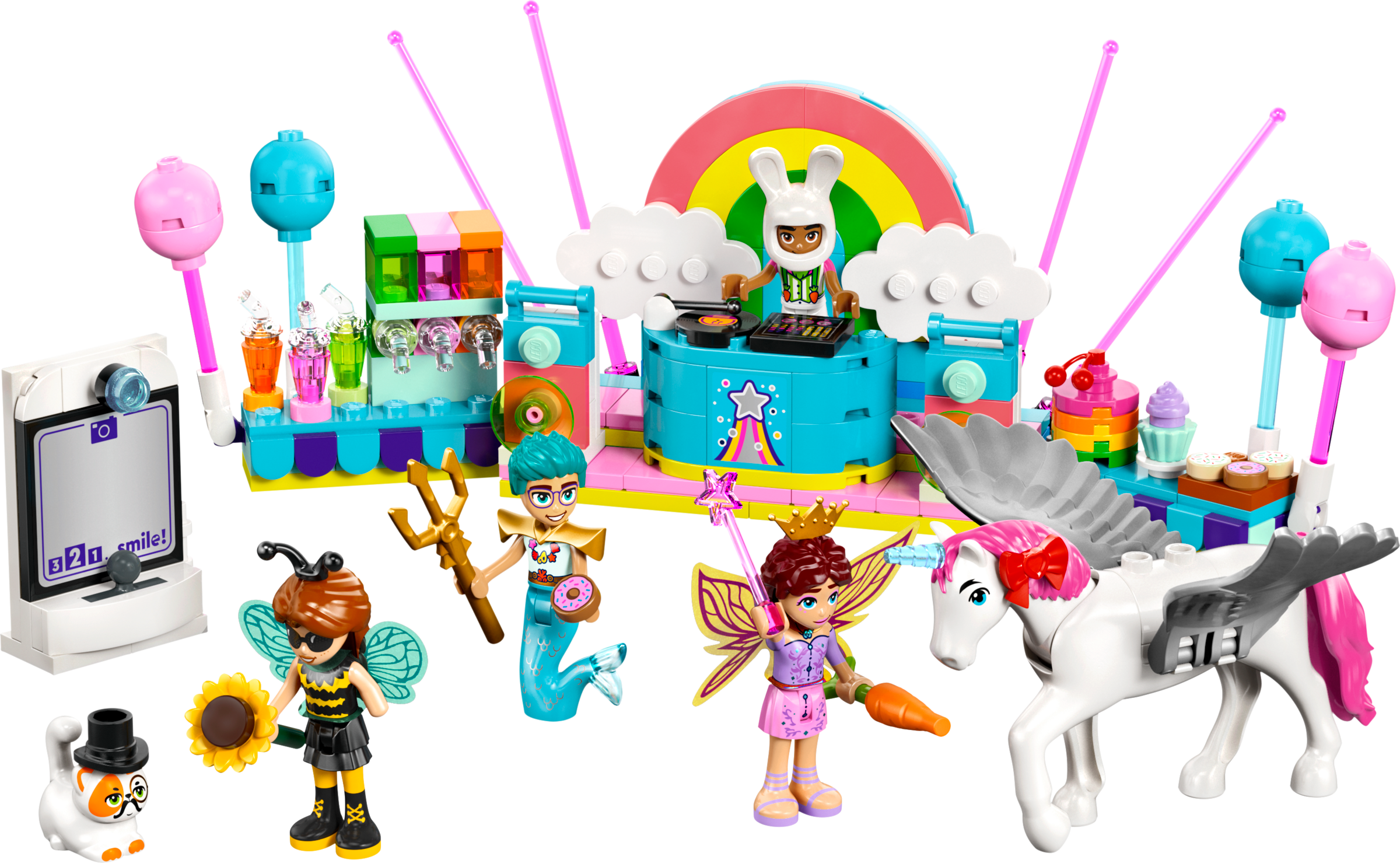 Lego Costume Party with Unicorn & Fairy