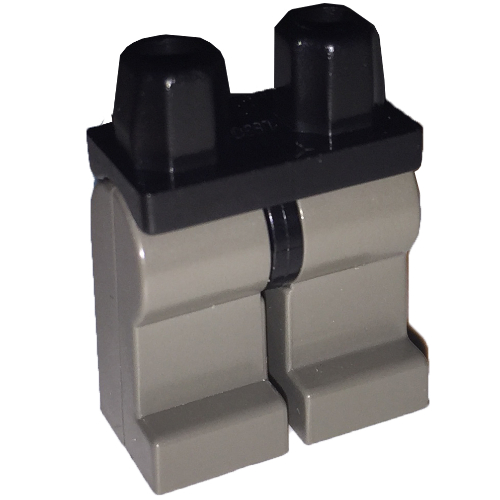 Lego Hips and Dark Gray Legs / Black