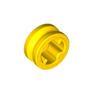 Technic Bush 1/2 Smooth with Axle Hole Reduced / Yellow