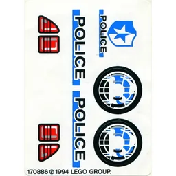 Sticker Sheet for Set 8230-1 / [No Color/Any Color]