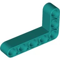 Technic Beam 3 x 5 L-Shape Thick / Dark Turquoise