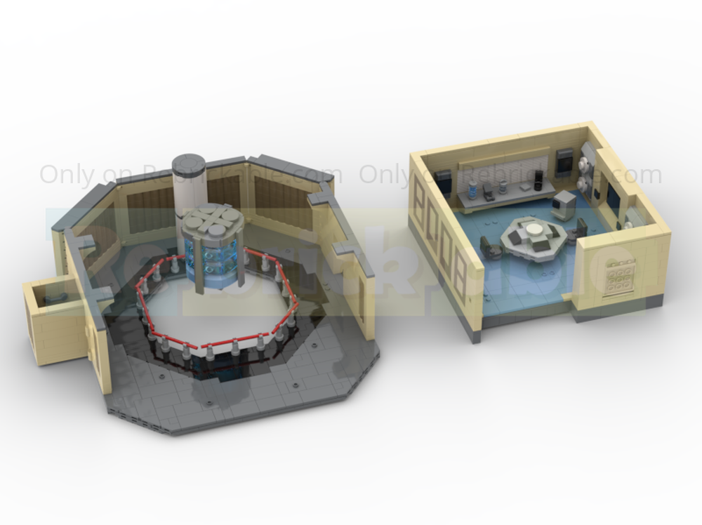 Lego Star Trek The Next Generation Enterprise D Main Engineering Part 3