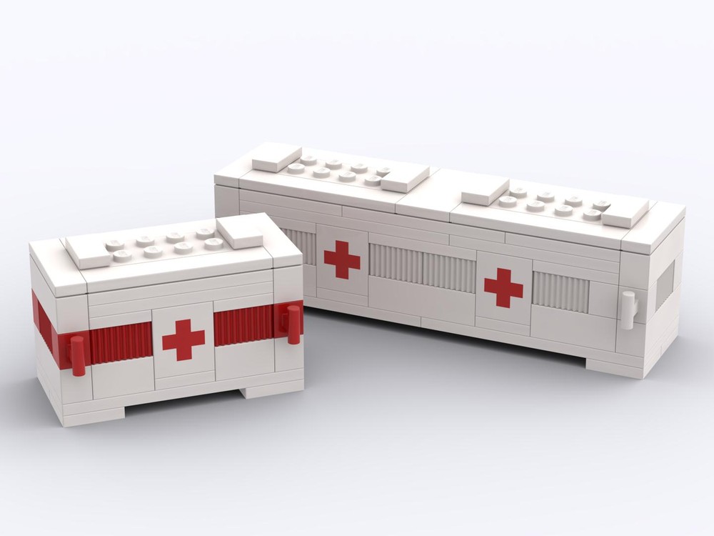 Lego Medical Shipping Containers (10170 TTX Standard)