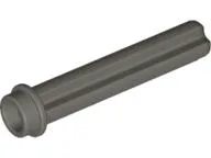 Technic Axle 3 with Stud / Dark Gray