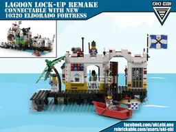 Lagoon Lock-Up Remake - Connectable with new 10320 Eldorado Fortress