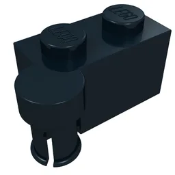 Hinge Brick 1 x 4 [Upper] / Black