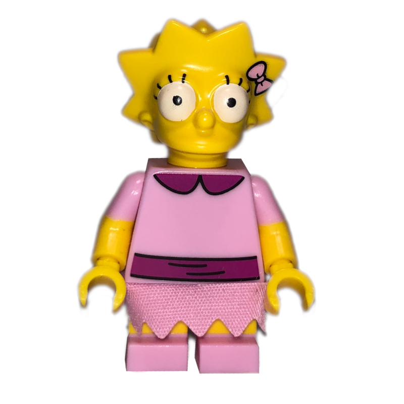 Lego Lisa Simpson in Pink Dress (CMF)