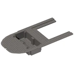Boat Deck 20 x 40 x 7 / Dark Bluish Gray