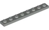 Plate 1 x 8 / Light Gray