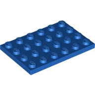 Plate 4 x 6 / Blue