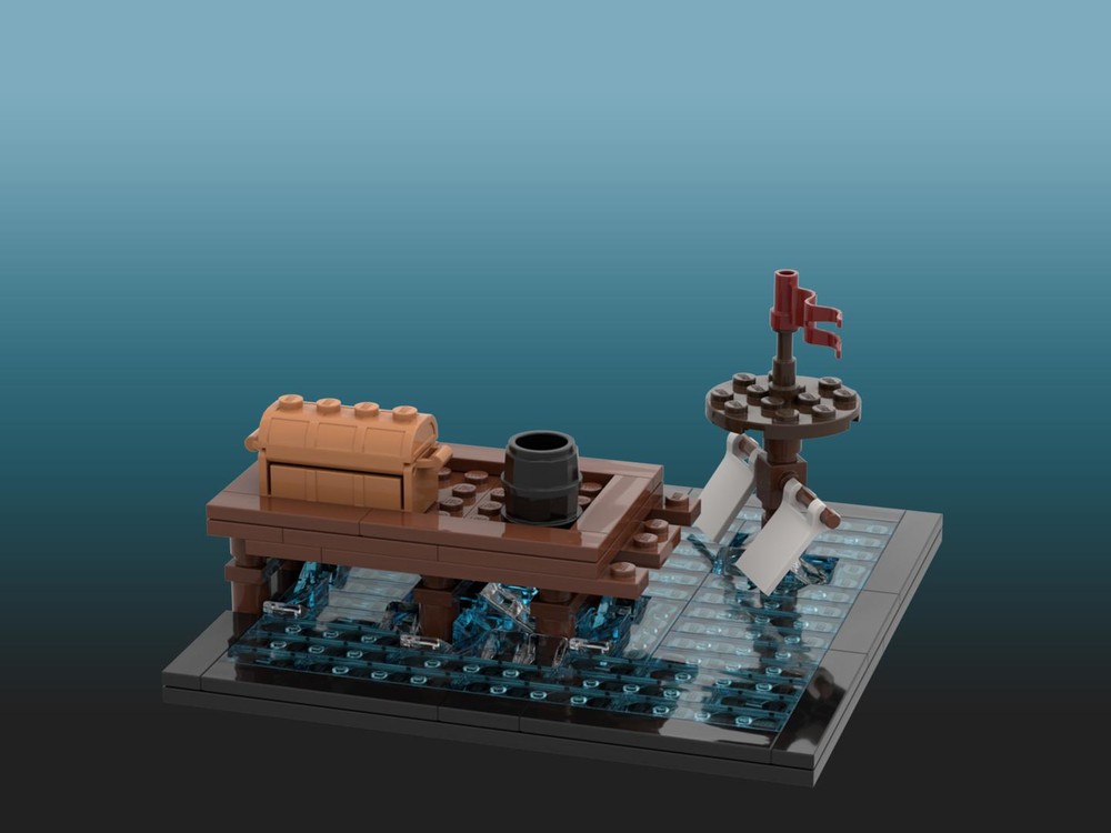 Lego Jack Sparrow's entrance scene