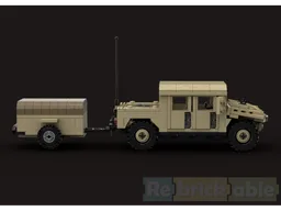 Humvee with trailer