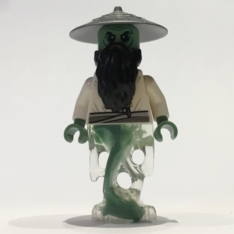 Lego Master Yang with Neck Bracket and Tile with Clip