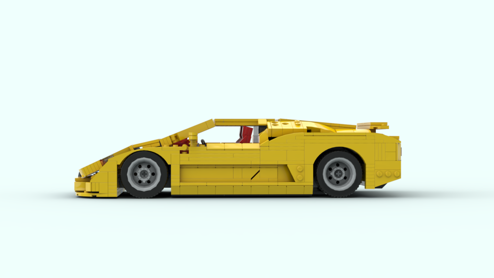 Lego Bugatti EB110 yellow