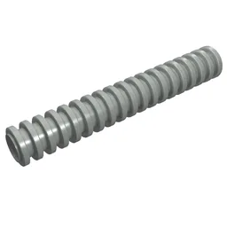 Hose, Ribbed 7mm D. 6L / 4.8cm / Light Gray
