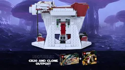 Republic CR-20 & Clone Outpost - 75402 + 75432 alternative