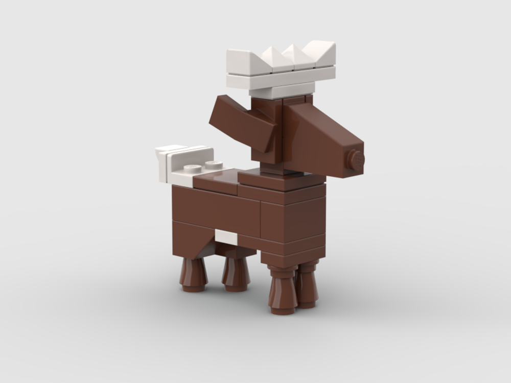 Lego Minifig Scale Deer