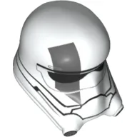 Helmet Flametrooper with First Order Walker Driver with Light Bluish Gray Stripe on the Right Print / White
