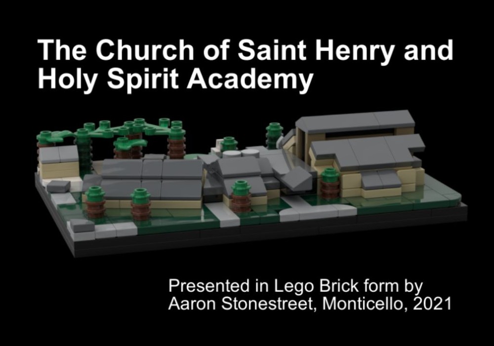 Lego Church of Saint Henry Monticello Minnesota