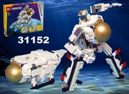 Transformer Submersible (Titan) , alternative build of LEGO 31152: Space Astronaut