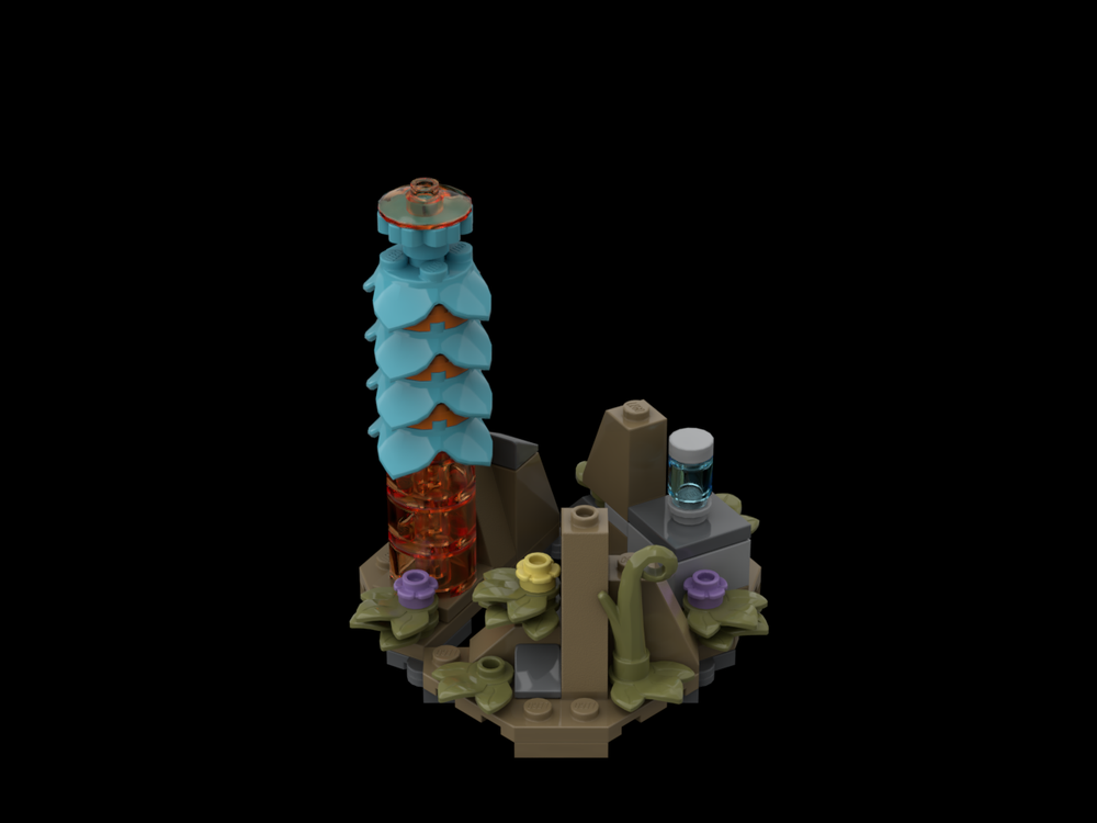 Lego Felucia Terrain Minibuild Display