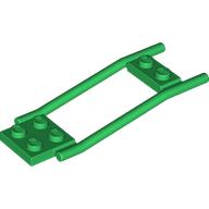 Lego Animal / Creature Accessory, Horse Hitching, 1 x 2 Plate and 2 x 2 Plate [Studded] / Green
