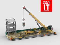 Modular Construction Site - Display for sets: 60409 + 60401 + 952403