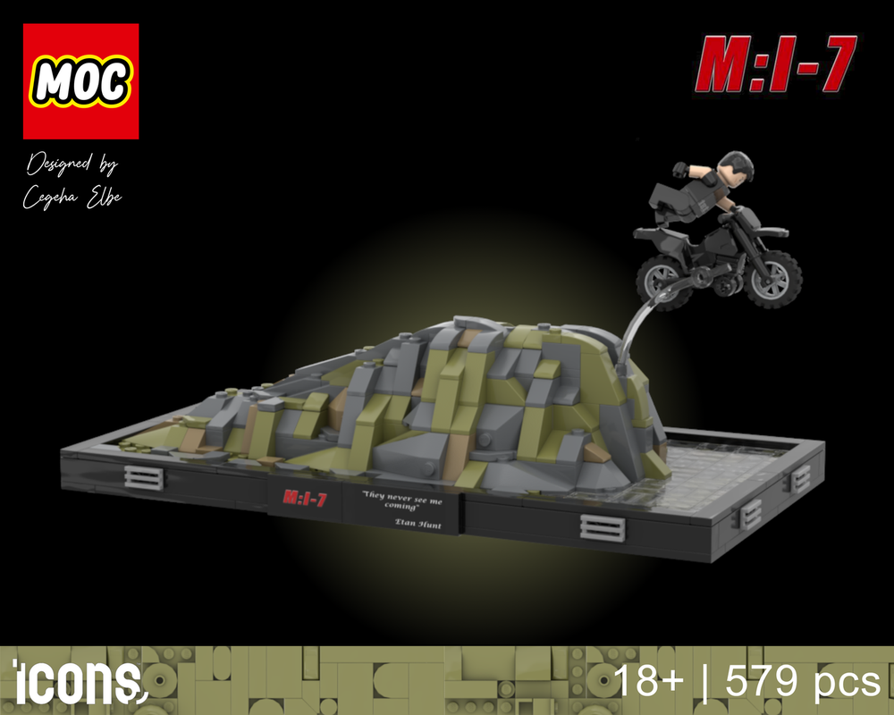 Lego Mission: Impossible 7 diorama