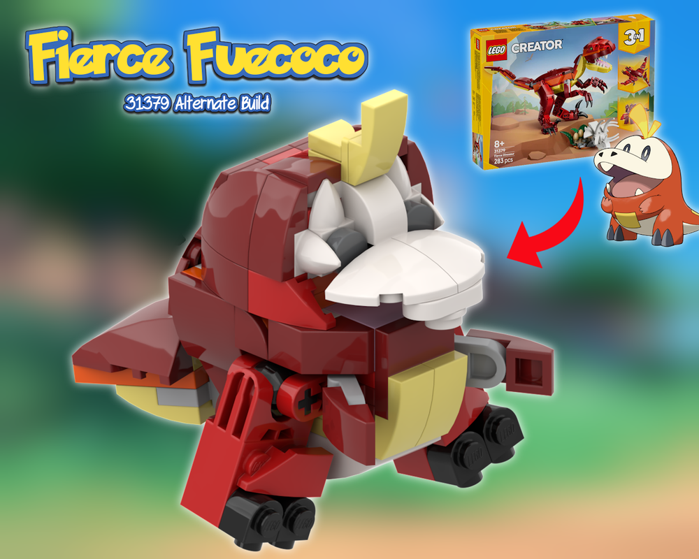 Lego Fierce Fuecoco - 31379 Alternate Build