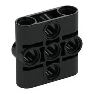 Technic Connector Beam 3 x 3 / Black