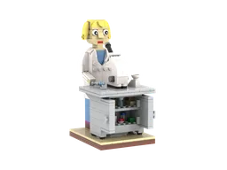 Scientist at the bench
