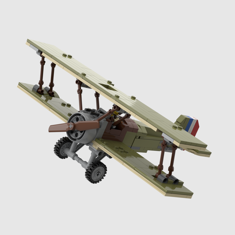 Lego Sopwith Camel minifigure scale