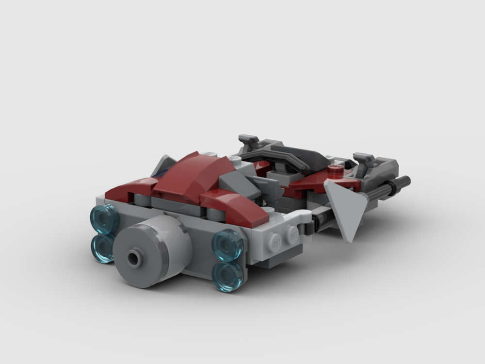 Lego Alt build speeder no additional piece (speeder and defensive post)