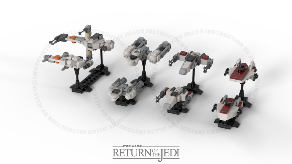 Lego Micro & UltraMicro REBEL Star Fighters