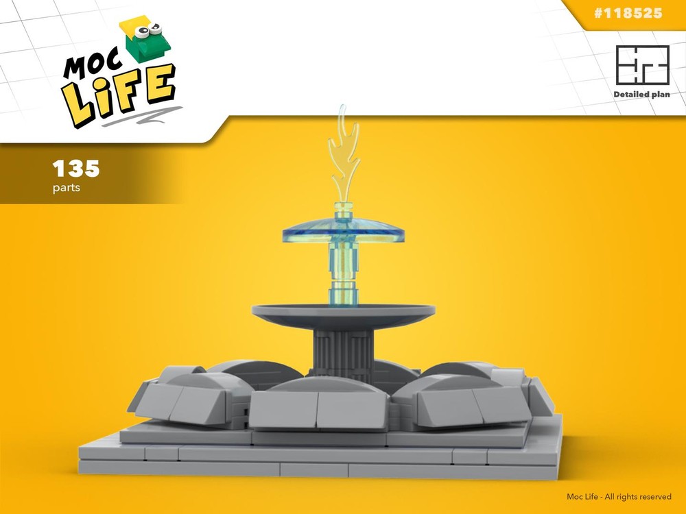Lego Fountain park