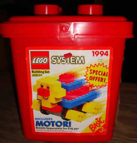 Lego Turtle Bucket with Motor